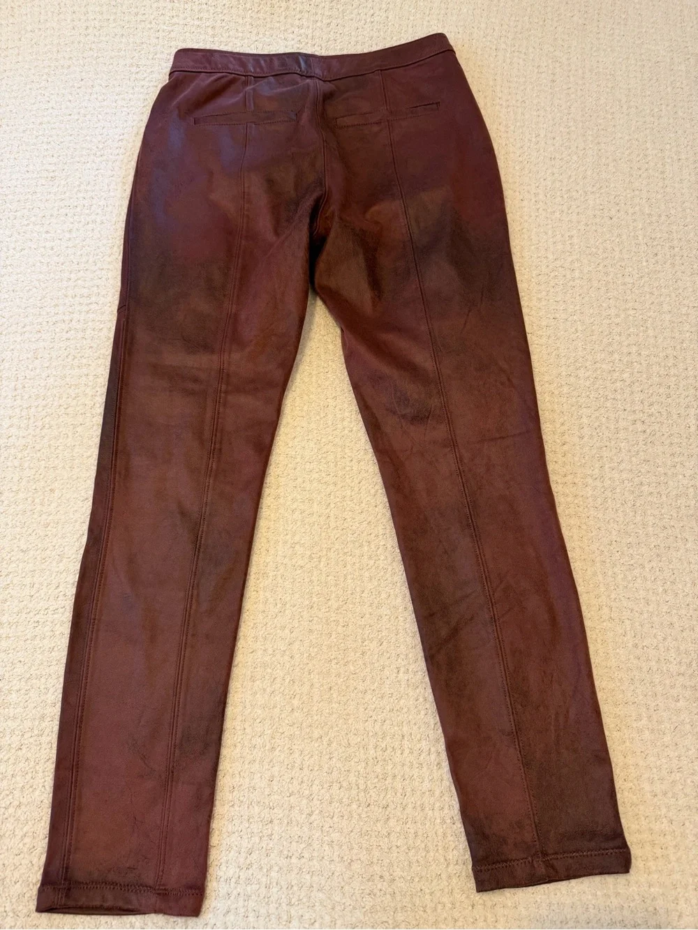 Free People Faux Suede Leggings Brown Size 26